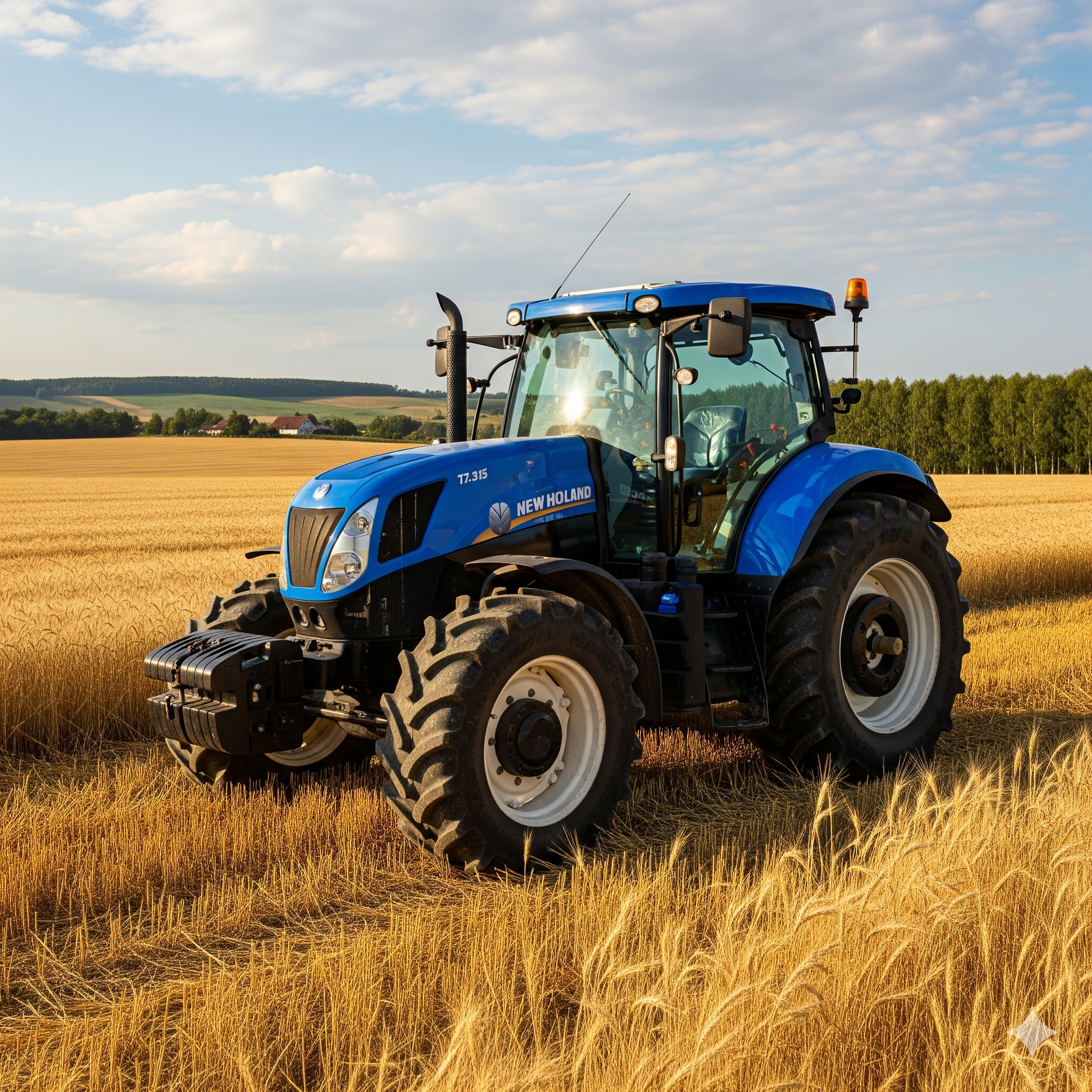Traktor na poli